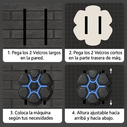Maquina de Boxeo Rítmica Zumia + 2 Guantes Profesionales (GRATIS) - EDICIÓN LIMITADA