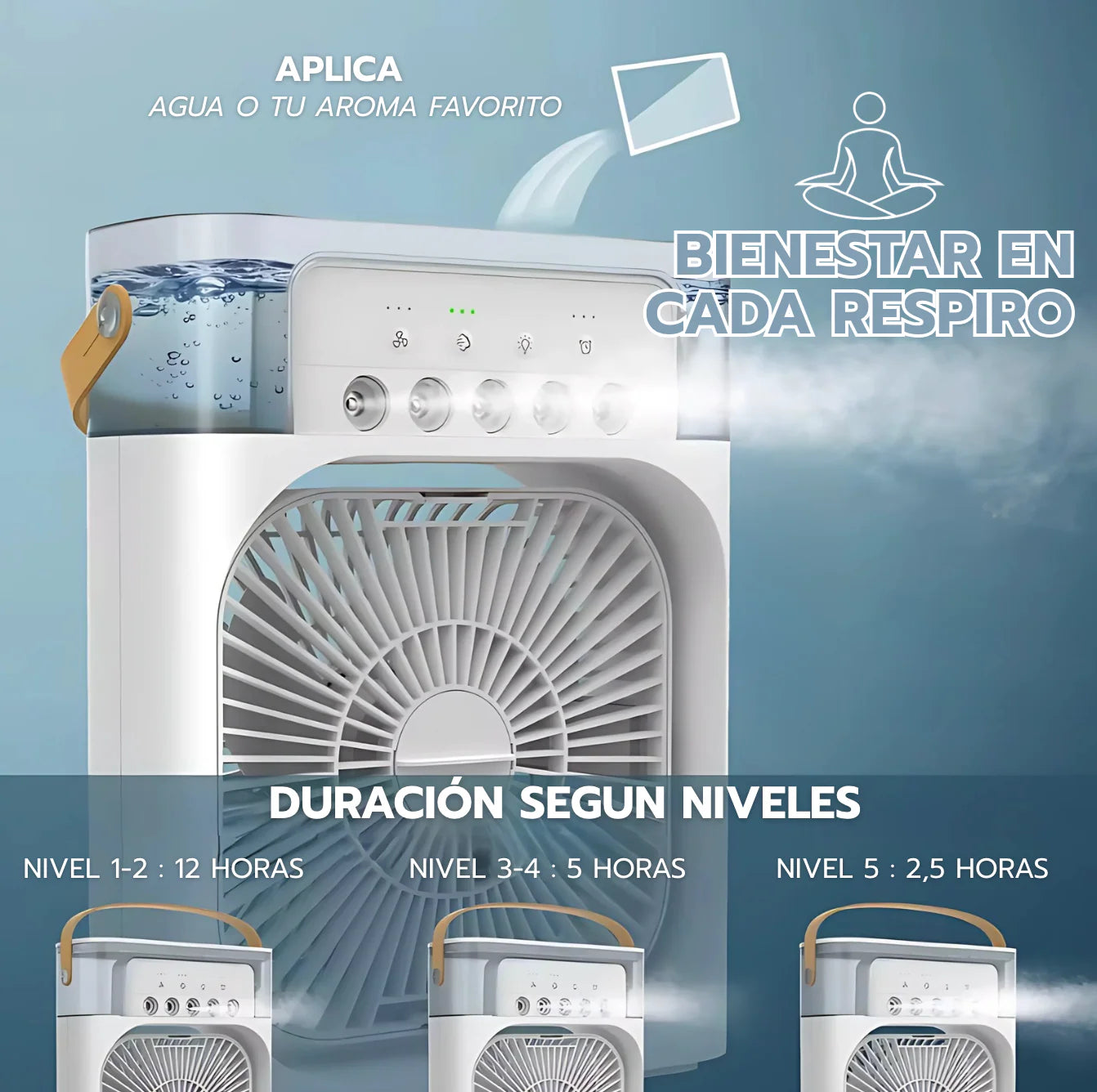Ventilador Humidificador - Zumia®